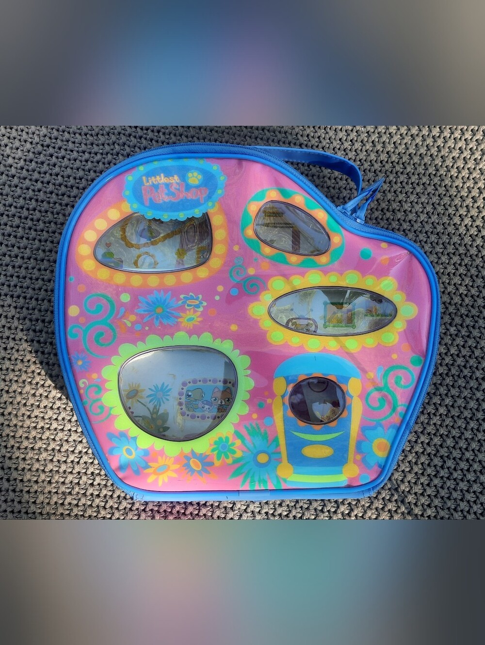 Littlest Pet Shop LPS Carrying Vinyl Zip Travel Case